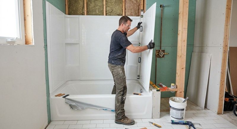 Bathtub Installation